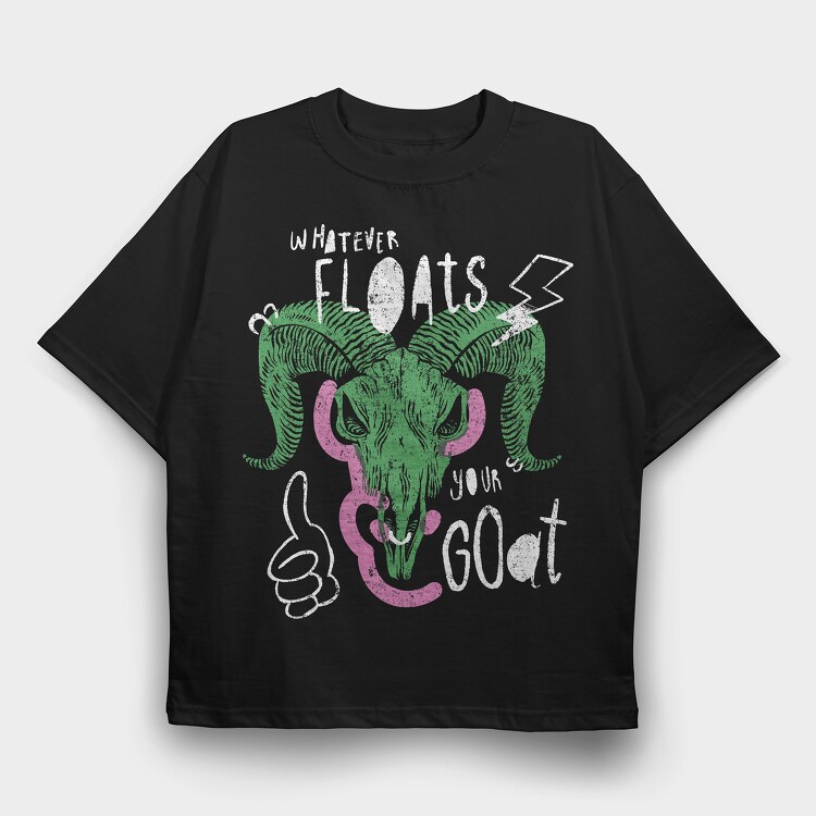 Animal Skulls 2, Tricou Oversize Barbati (Unisex)