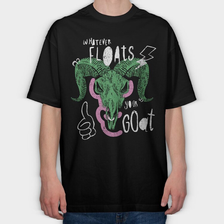 Animal Skulls 2, Tricou Oversize Barbati (Unisex)