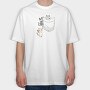 Cats Pocket, Tricou Oversize Barbati (Unisex)