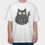 Electrocuted Cat, Tricou Oversize Barbati (Unisex)