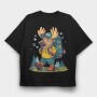 Moose Hiking, Tricou Oversize Barbati (Unisex)