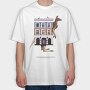 House Animal Kangaroo, Tricou Oversize Barbati (Unisex)