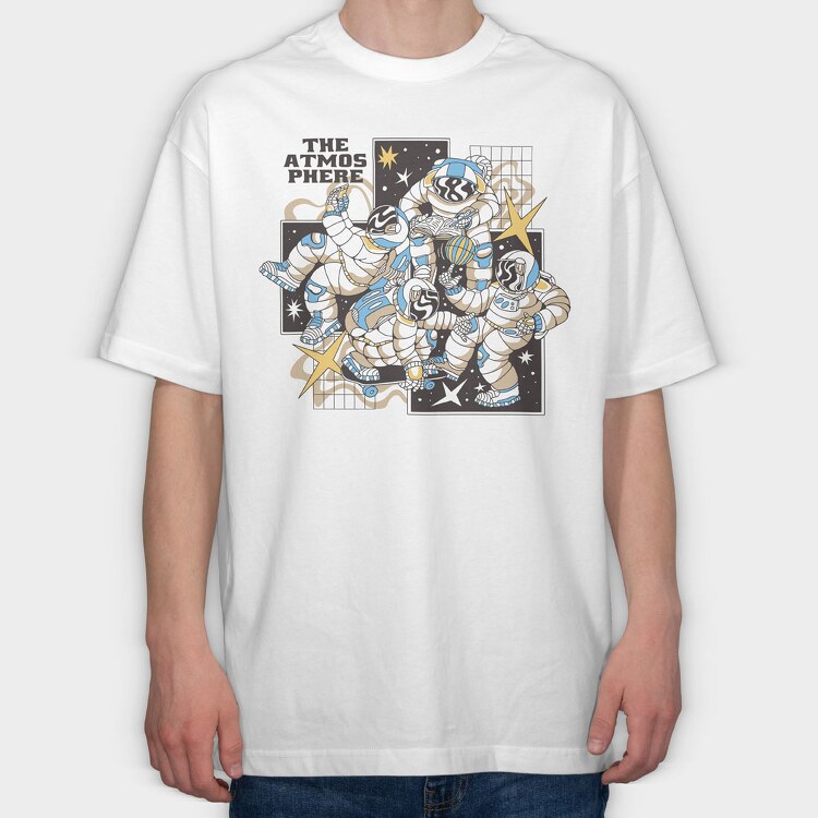 The Atmosphere, Tricou Oversize Barbati (Unisex)