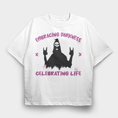 Embracing Darkness, Tricou Oversize Barbati (Unisex)