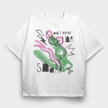 Animal Skulls 8, Tricou Oversize Barbati (Unisex)