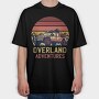 Retro Sunset Overland Adventures, Tricou Oversize Barbati (Unisex)