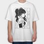 Anime Dark Cute, Tricou Oversize Barbati (Unisex)