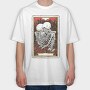 Hug Skeleton Card, Tricou Oversize Barbati (Unisex)