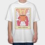 The Coffee Tarot Card, Tricou Oversize Barbati (Unisex)