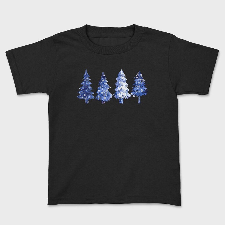 Blue Christmas Trees, Tricou Copii