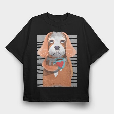 Cavalier King Charles, Tricou Oversize Barbati (Unisex)