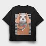 Cavalier King Charles, Tricou Oversize Barbati (Unisex)
