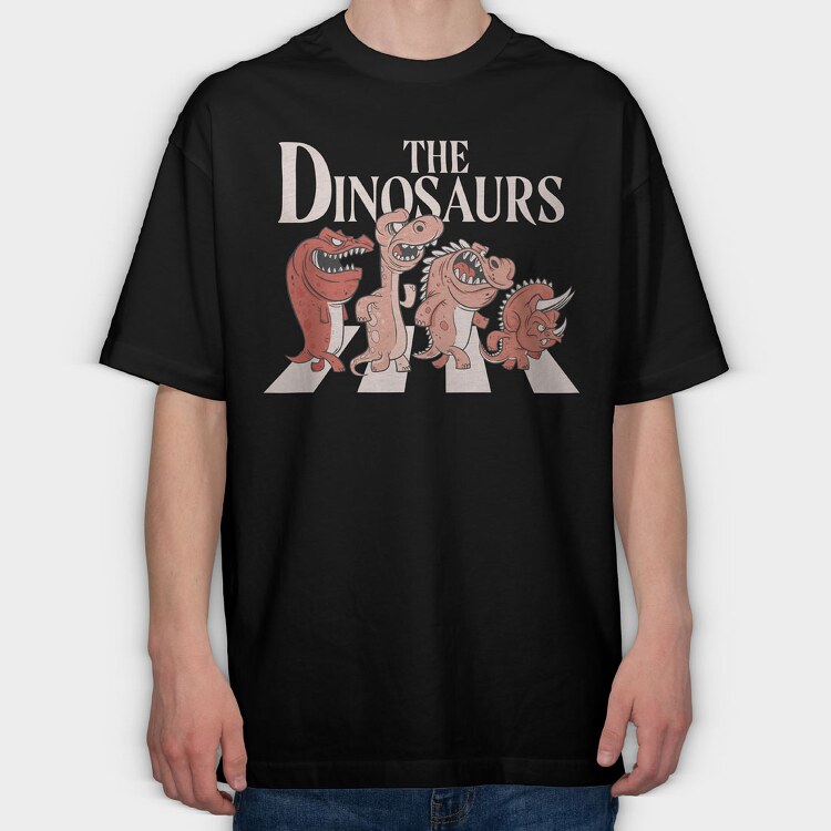 The Dinosaurs, Tricou Oversize Barbati (Unisex)