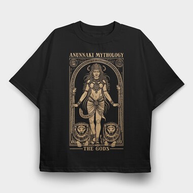 Annunaki Mythology the Gods, Tricou Oversize Barbati (Unisex)