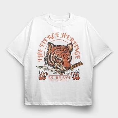 The Fierce Heritage, Tricou Oversize Barbati (Unisex)