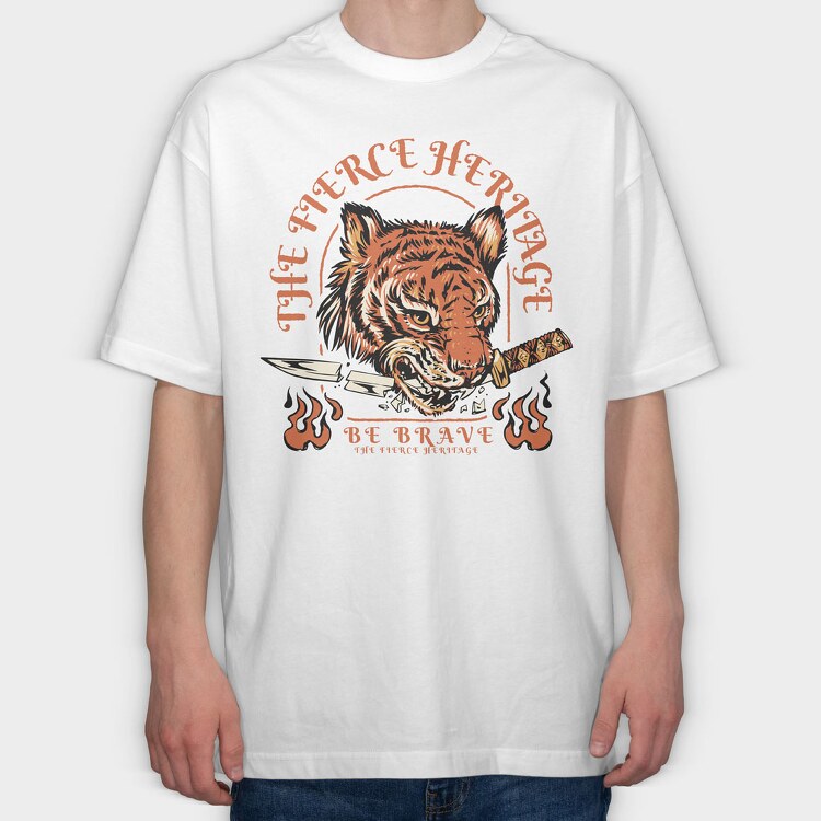 The Fierce Heritage, Tricou Oversize Barbati (Unisex)