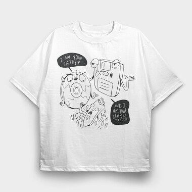 Cd Father, Tricou Oversize Barbati (Unisex)