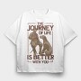 The Journey of Life Dog, Tricou Oversize Barbati (Unisex)