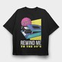Rewind Me to the 90 S, Tricou Oversize Barbati (Unisex)