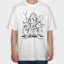 Cerberus Hades, Tricou Oversize Barbati (Unisex)