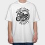 Motorcycling Is My Escape From Reality, Tricou Oversize Barbati (Unisex)