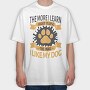 The More I Like My Dog, Tricou Oversize Barbati (Unisex)