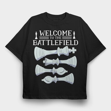 Chess, Tricou Oversize Barbati (Unisex)