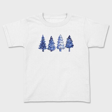 Blue Christmas Trees, Tricou Copii