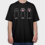 Rock Paper Scissors Paw, Tricou Oversize Barbati (Unisex)