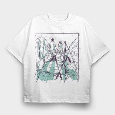 Mountain Partners, Tricou Oversize Barbati (Unisex)