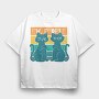 Ew People Cats, Tricou Oversize Barbati (Unisex)
