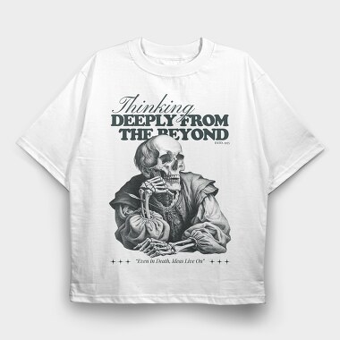 Thinking Deeply From the Beyond, Tricou Oversize Barbati (Unisex)
