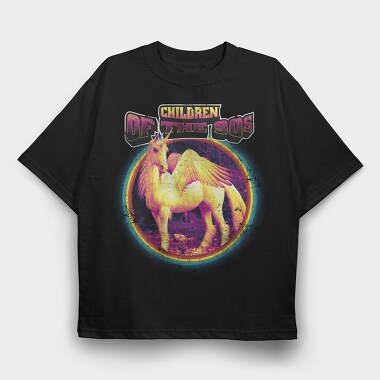 Children of the 80 S Unicorn, Tricou Oversize Barbati (Unisex)
