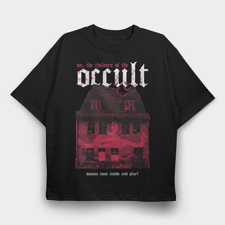 Children of the Occult, Tricou Oversize Barbati (Unisex)