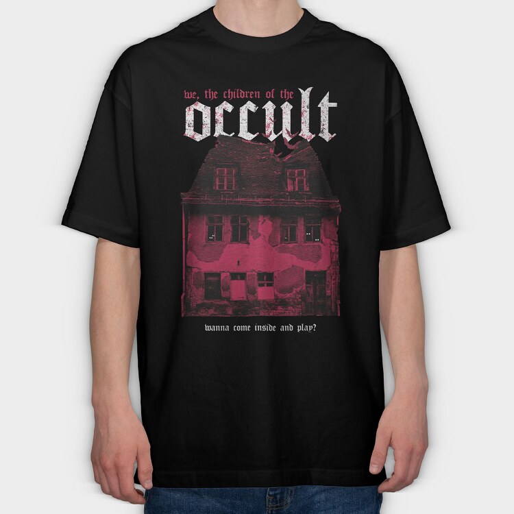 Children of the Occult, Tricou Oversize Barbati (Unisex)