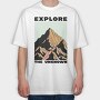 Explore the Unknown, Tricou Oversize Barbati (Unisex)