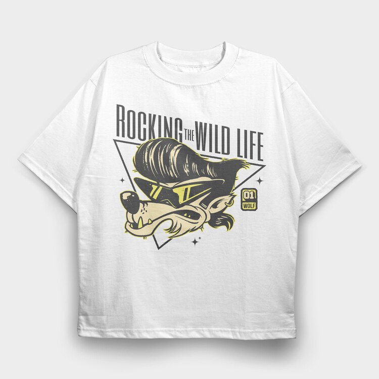 Rocking the Wild Life, Tricou Oversize Barbati (Unisex)