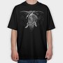Eyepatch Elephant Portrait, Tricou Oversize Barbati (Unisex)