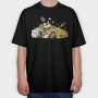 Doggy Drive In, Tricou Oversize Barbati (Unisex)