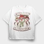 Chillin Snowmies, Tricou Oversize Barbati (Unisex)