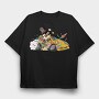 Doggy Drive In, Tricou Oversize Barbati (Unisex)