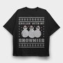 Chillin With My Snowmies, Tricou Oversize Barbati (Unisex)