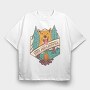 I Love Dogs and Campfire, Tricou Oversize Barbati (Unisex)