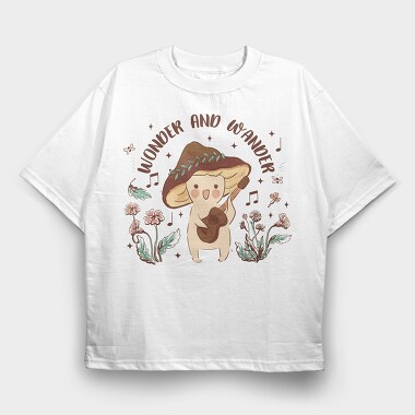 Fairy Mushroom, Tricou Oversize Barbati (Unisex)