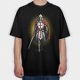 Christian Templar, Tricou Oversize Barbati (Unisex)