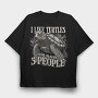 I Love Turtles, Tricou Oversize Barbati (Unisex)