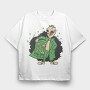 Mushroom Alien 2, Tricou Oversize Barbati (Unisex)