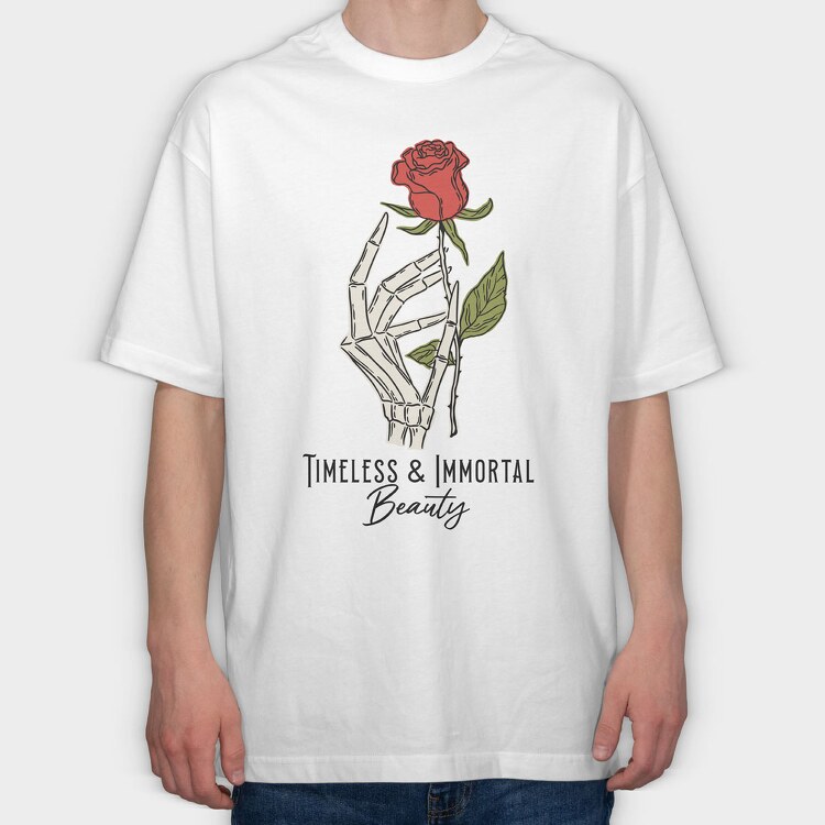 Timeless and Immortal Beauty, Tricou Oversize Barbati (Unisex)