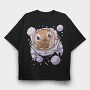 Astropug, Tricou Oversize Barbati (Unisex)
