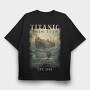 Titanic Swim Team, Tricou Oversize Barbati (Unisex)